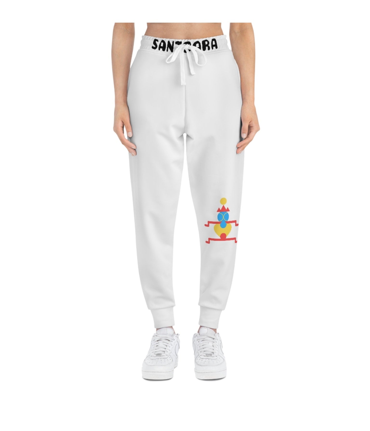 Santcara White Athletic Joggers S M L XL 2XL 3XL SANTCARA